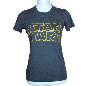 Star Wars Gray Confetti Short Sleeve Crew Neck Tee